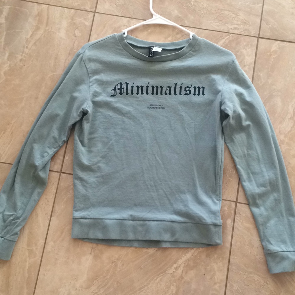 h&m “minimalism” sweater